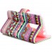 LG G2 mini - PU Leather Flip Stand Protective Phone Cover Case - Mixed Color Pattern